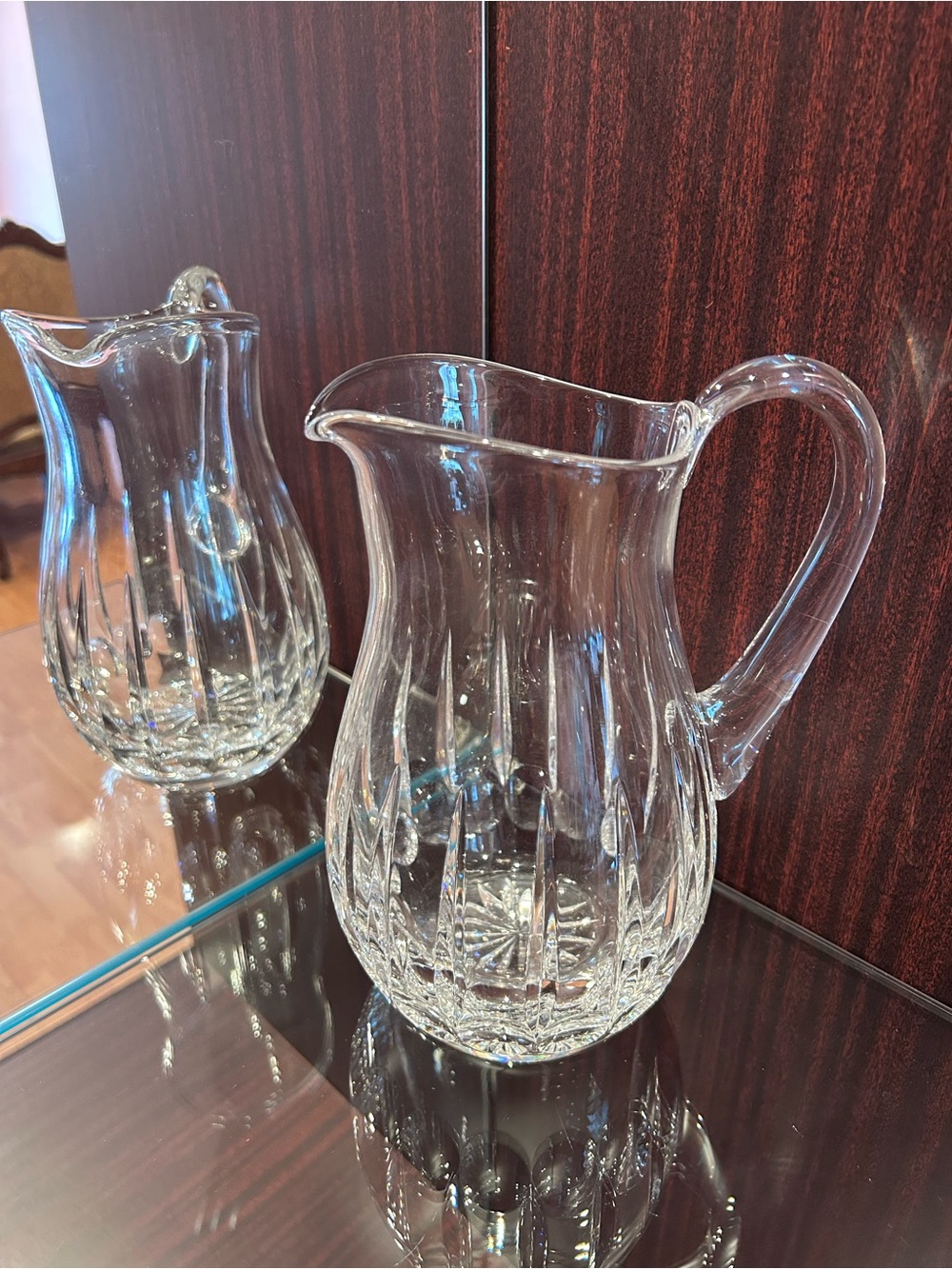 Atlantis Classic Clear Heavy Crystal Water Pitcher